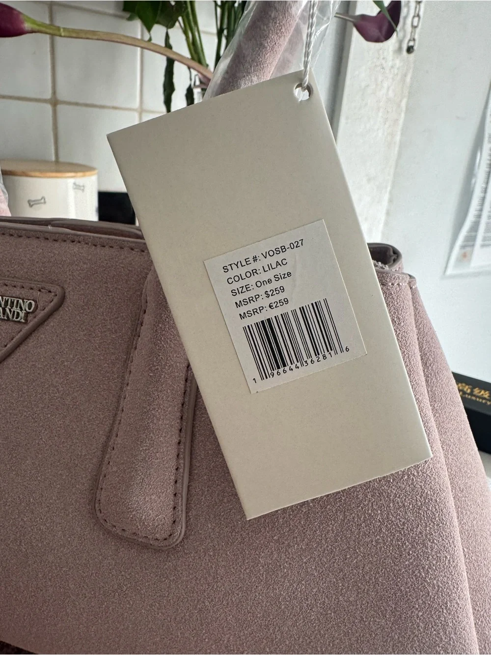 Valentino Orlandi Nelly Handbag Light Pink Structured Top-Handle Satchel